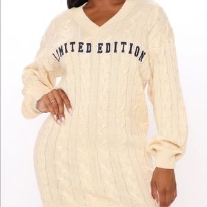 Fashion Nova Limited Edition Sweater Dress